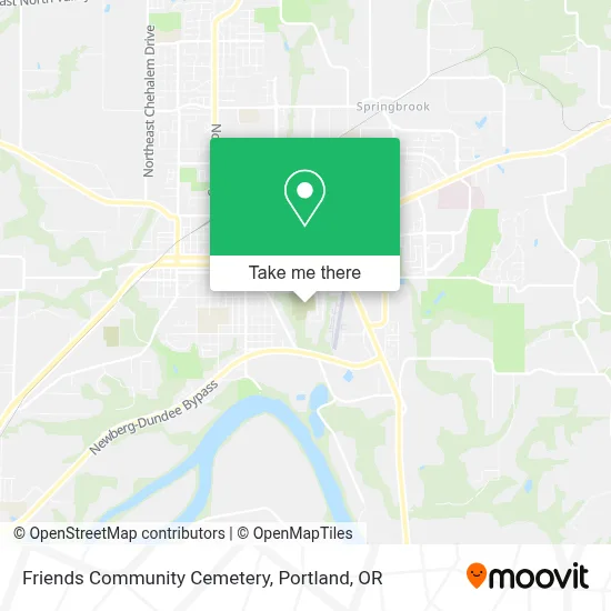 Friends Community Cemetery map