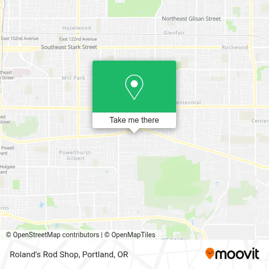 Roland's Rod Shop map