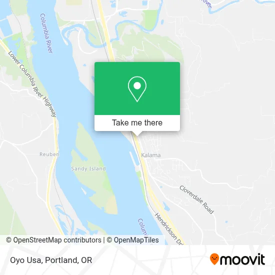 Oyo Usa map