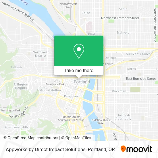 Appworks by Direct Impact Solutions map