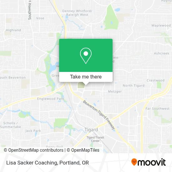 Lisa Sacker Coaching map