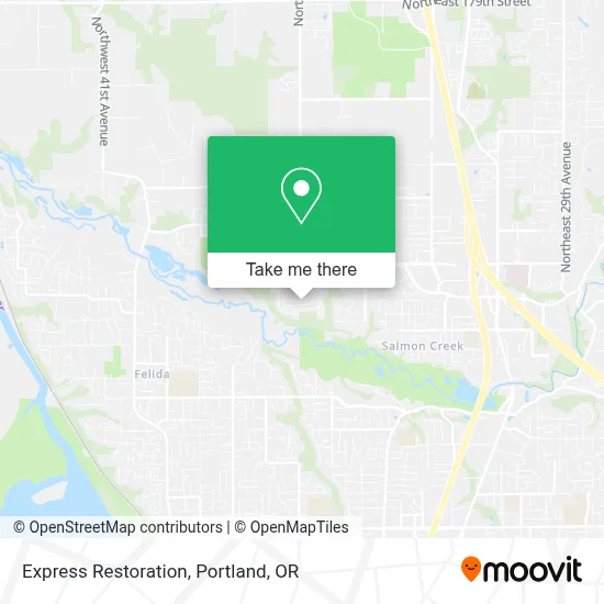 Express Restoration map