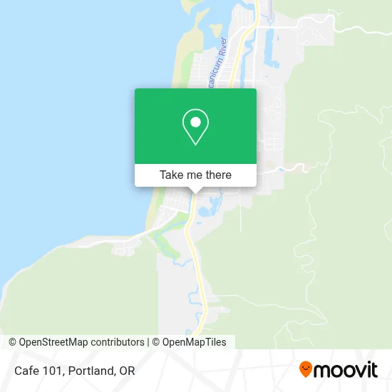 Cafe 101 map