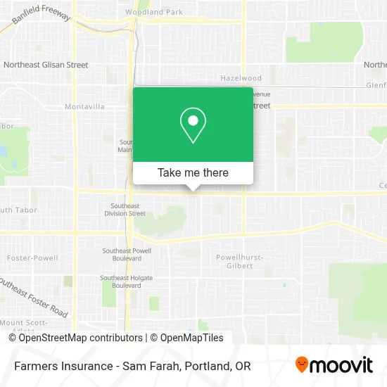 Farmers Insurance - Sam Farah map