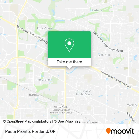 Pasta Pronto map