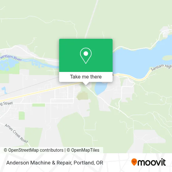 Anderson Machine & Repair map