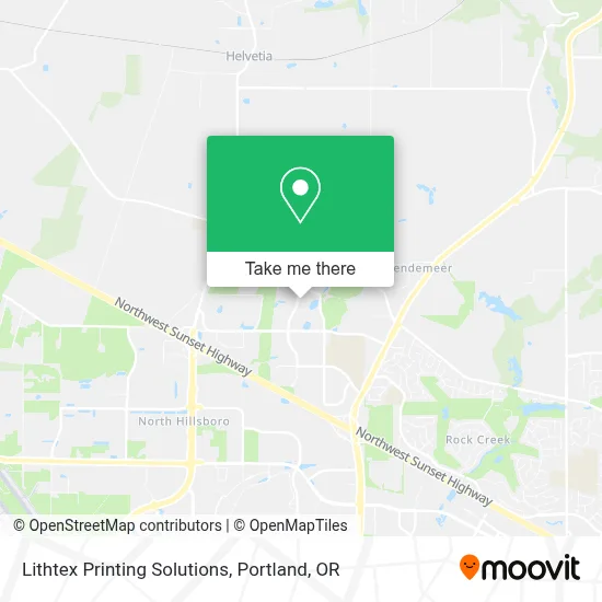 Lithtex Printing Solutions map