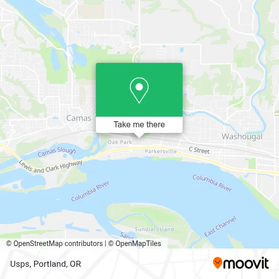 Usps map