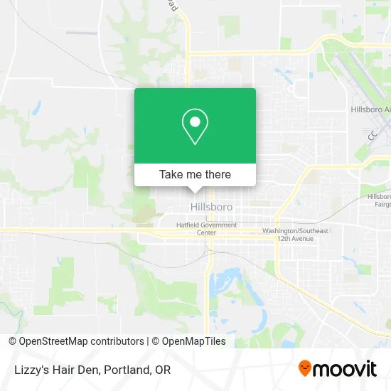 Lizzy's Hair Den map