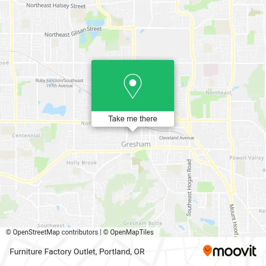 Furniture Factory Outlet map