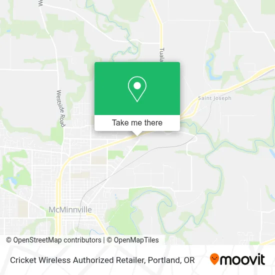 Cricket Wireless Authorized Retailer map