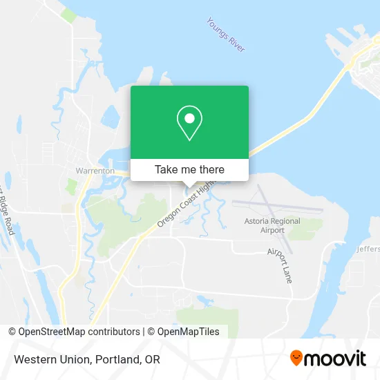 Western Union map