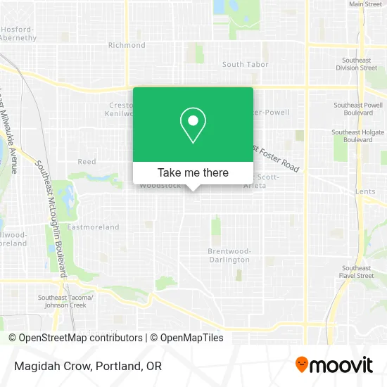 Magidah Crow map