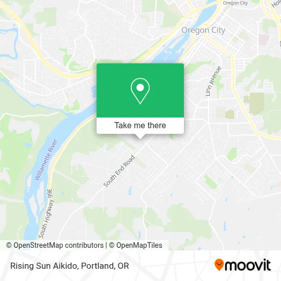 Rising Sun Aikido map