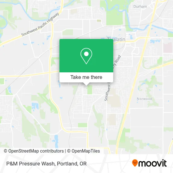 P&M Pressure Wash map
