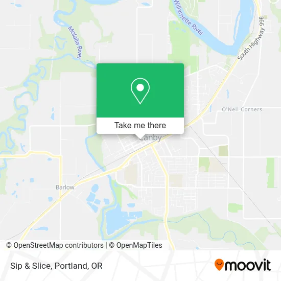 Sip & Slice map