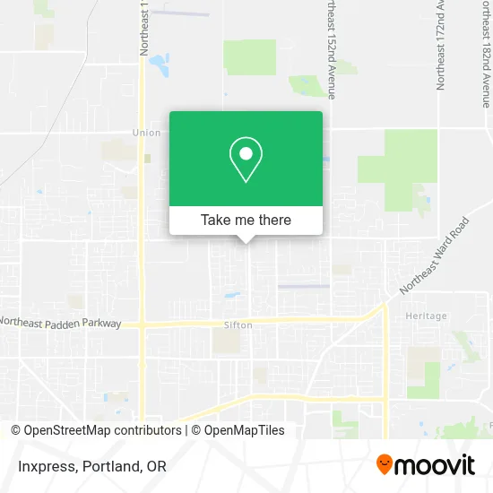 Inxpress map
