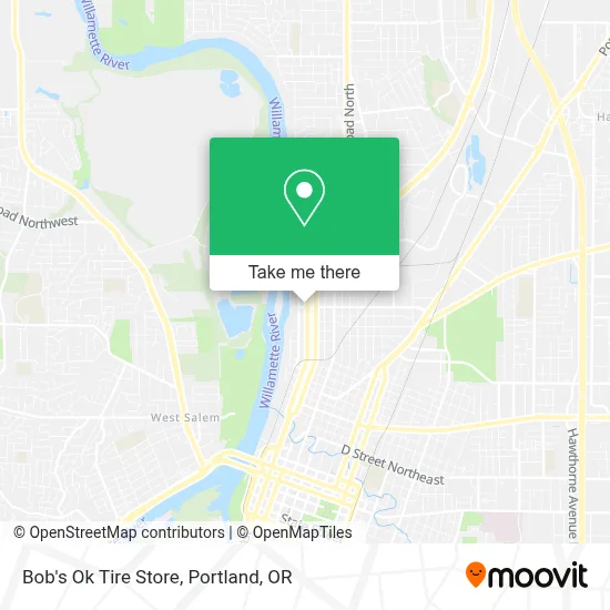 Bob's Ok Tire Store map