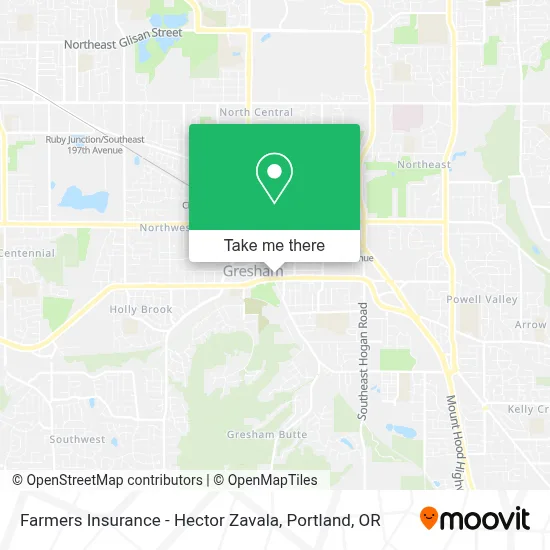 Farmers Insurance - Hector Zavala map