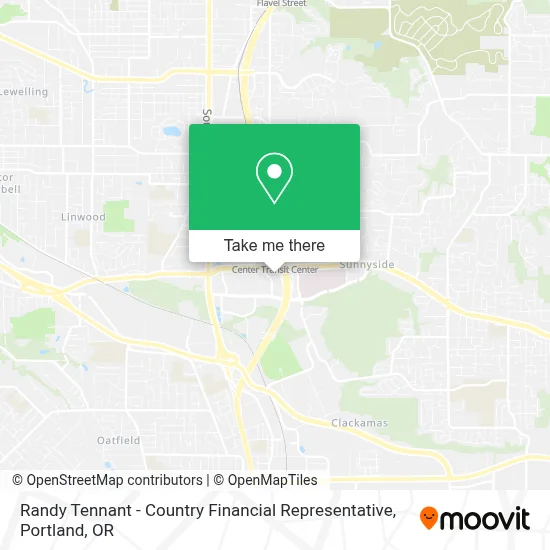 Randy Tennant - Country Financial Representative map