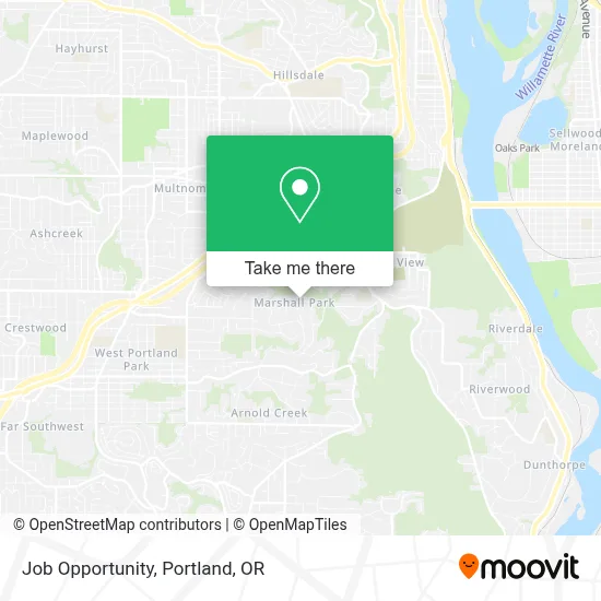 Job Opportunity map