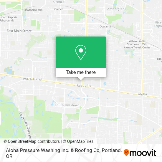 Aloha Pressure Washing Inc. & Roofing Co map