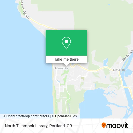 North Tillamook Library map