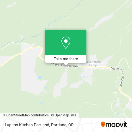 Lupitas Kitchen Portland map
