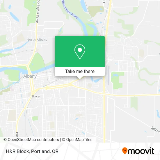 H&R Block map