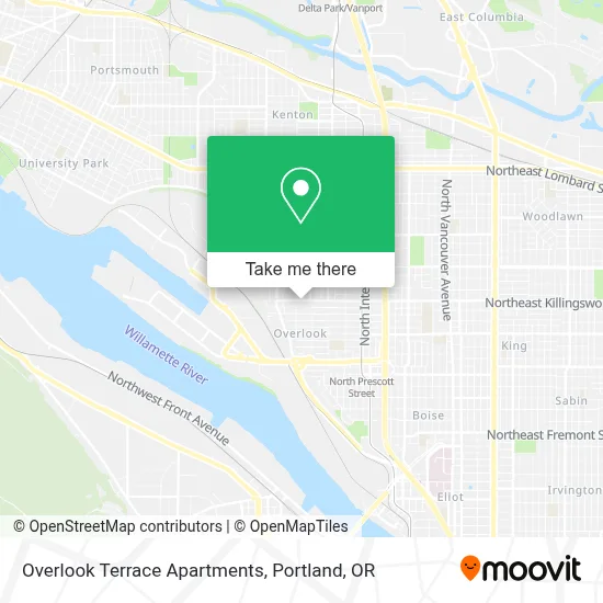 Overlook Terrace Apartments map