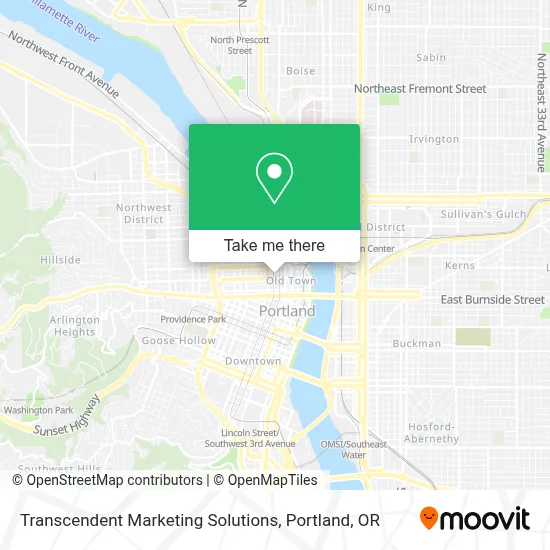 Transcendent Marketing Solutions map