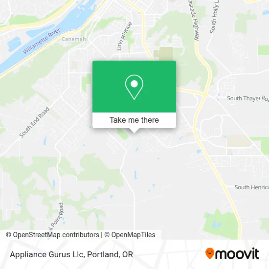 Appliance Gurus Llc map