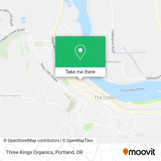 Three Kings Organics map