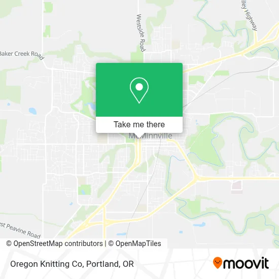 Oregon Knitting Co map