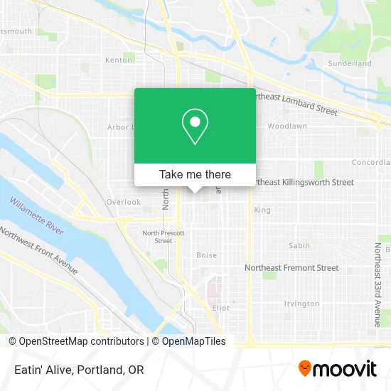 Eatin' Alive map