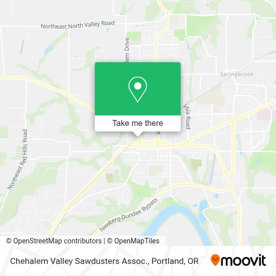 Chehalem Valley Sawdusters Assoc. map