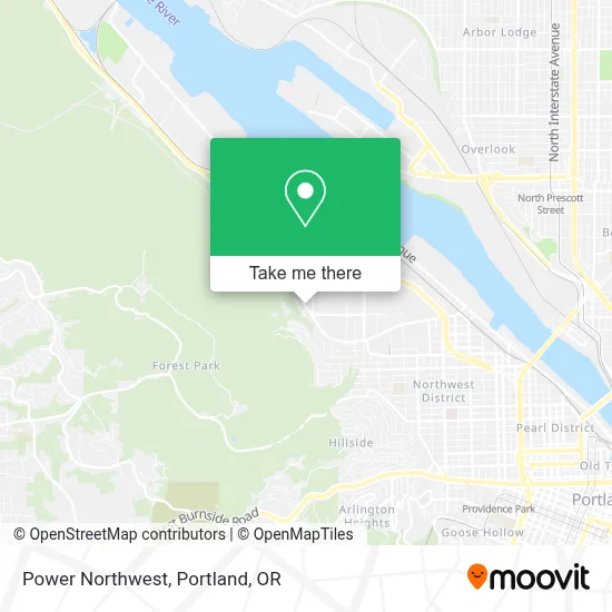 Power Northwest map