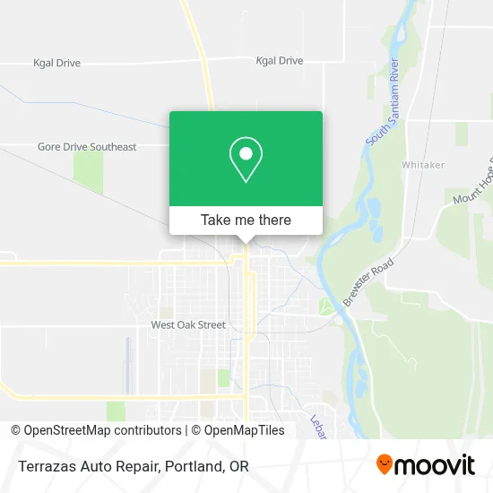 Terrazas Auto Repair map