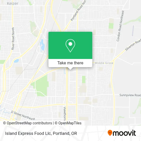 Island Express Food Llc map