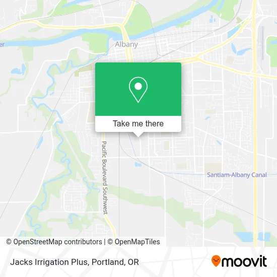 Jacks Irrigation Plus map