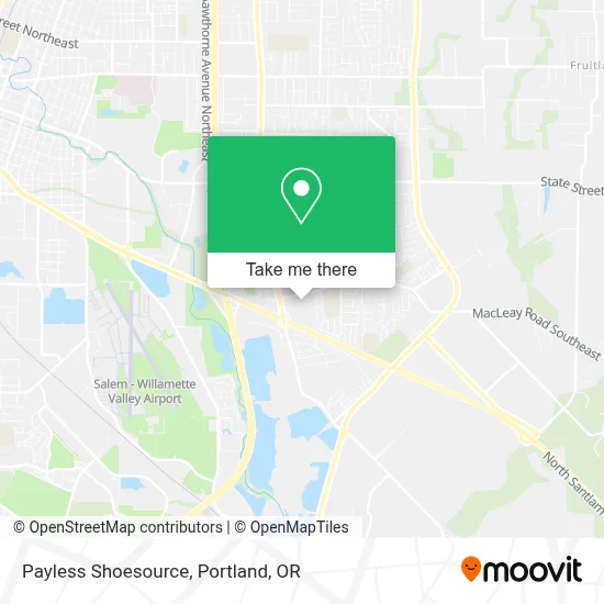 Payless Shoesource map