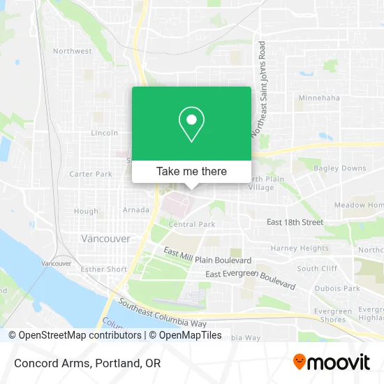 Concord Arms map