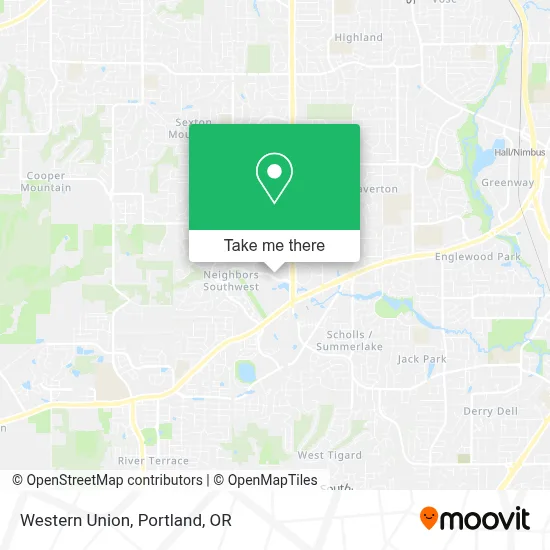 Western Union map
