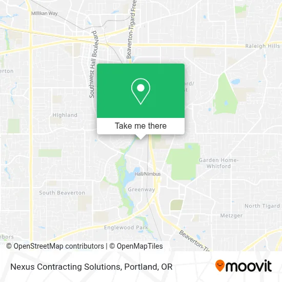 Nexus Contracting Solutions map