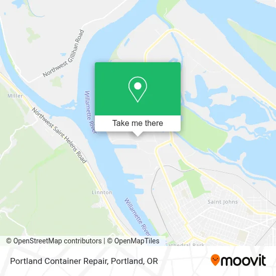 Portland Container Repair map