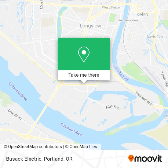 Busack Electric map