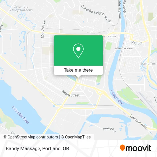 Bandy Massage map