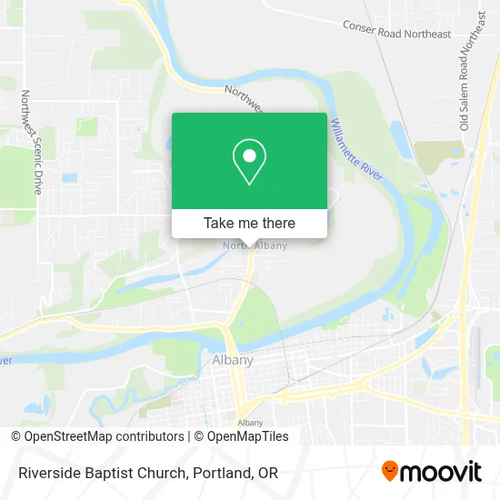 Riverside Baptist Church map