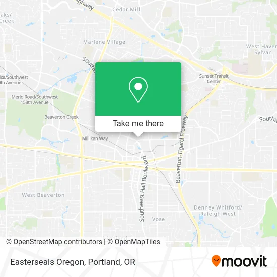 Easterseals Oregon map
