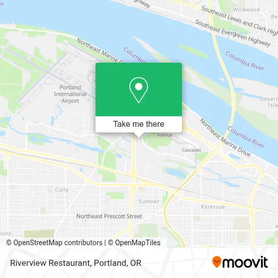 Riverview Restaurant map